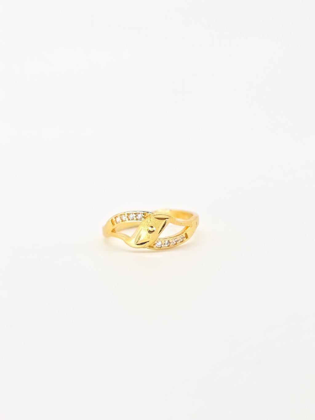 Geometric Grace Zircon Ring