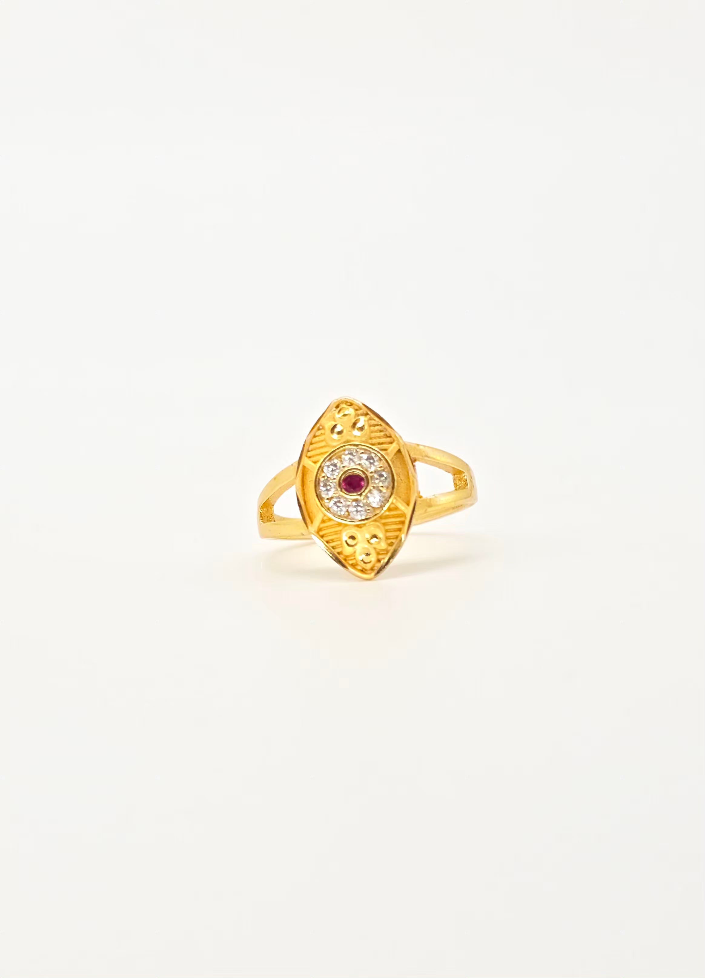 Heritage Shield Ruby Ring