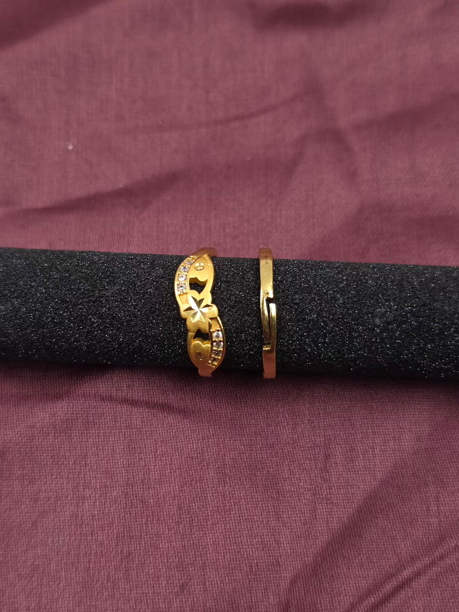 Star Blossom Zircon Ring