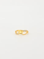 Double Heart Infinity Ring