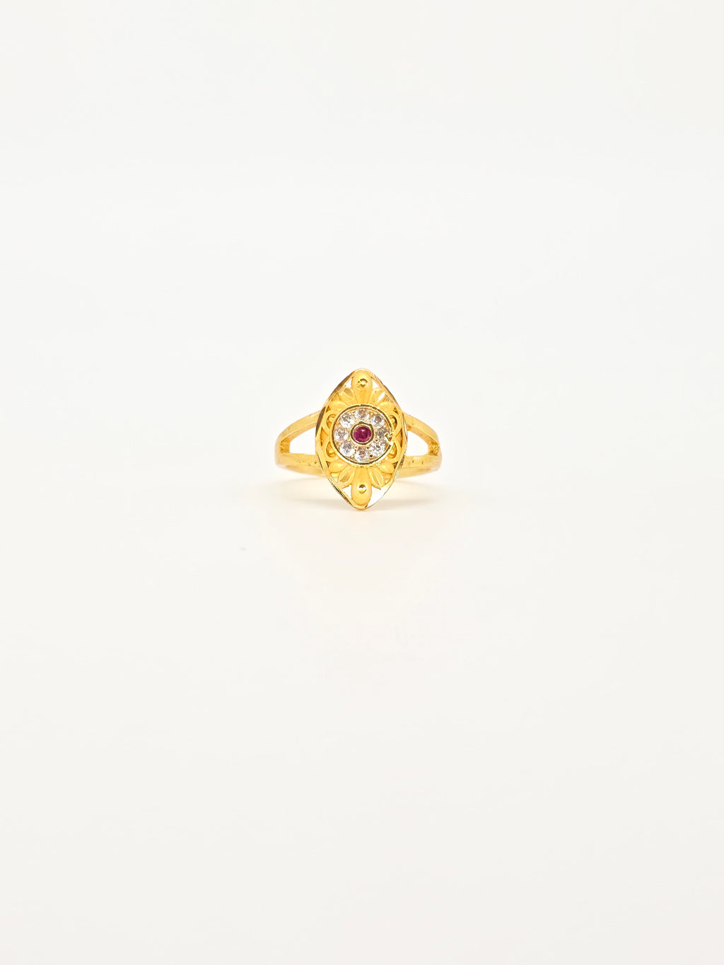 Lotus Crest Designer Ring