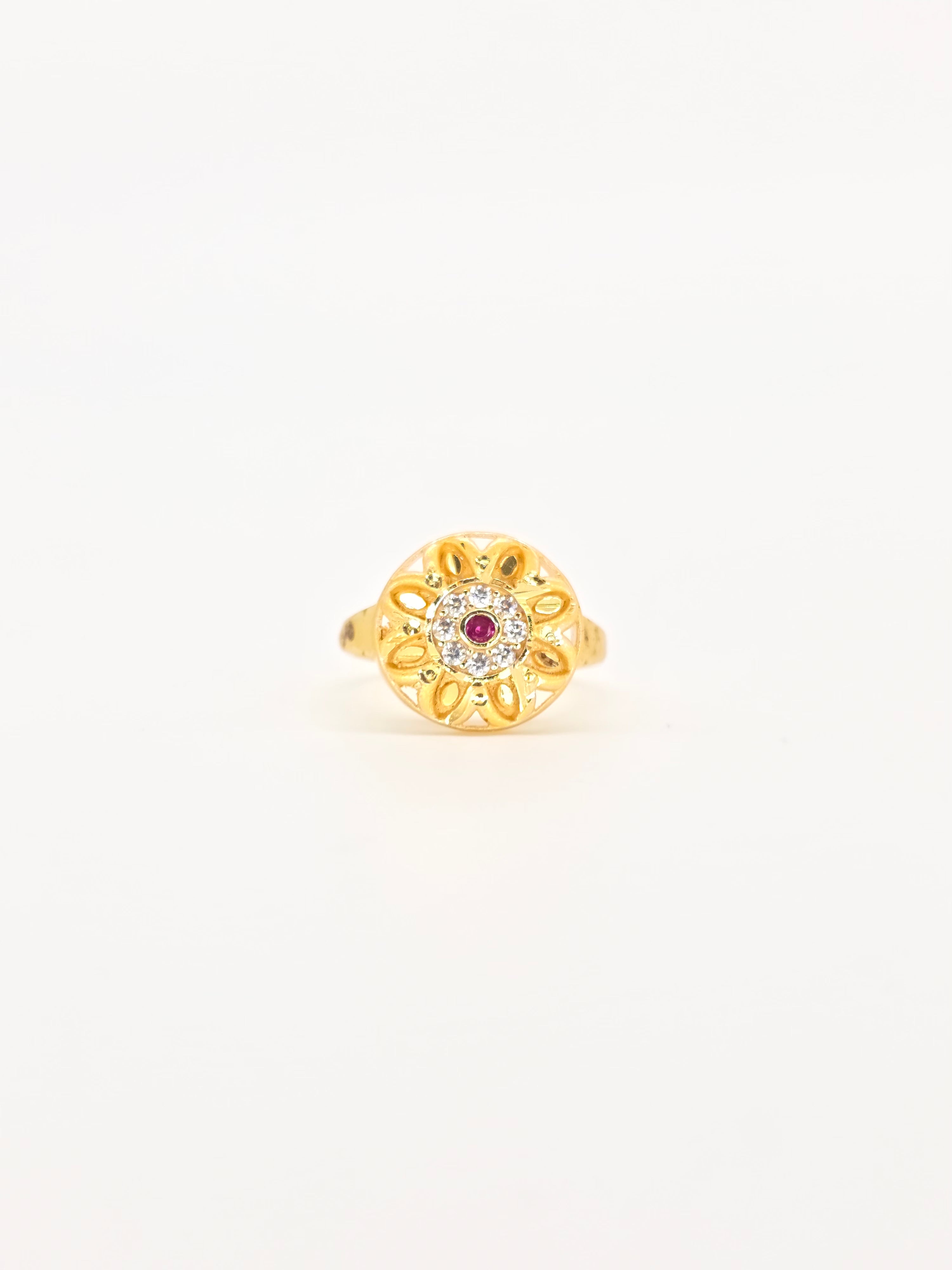 Petal Elegance Heritage Ring