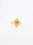 Regal Lotus Charm Ring