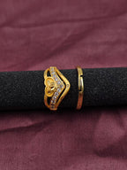 Hearts & Sparkle Crown Ring