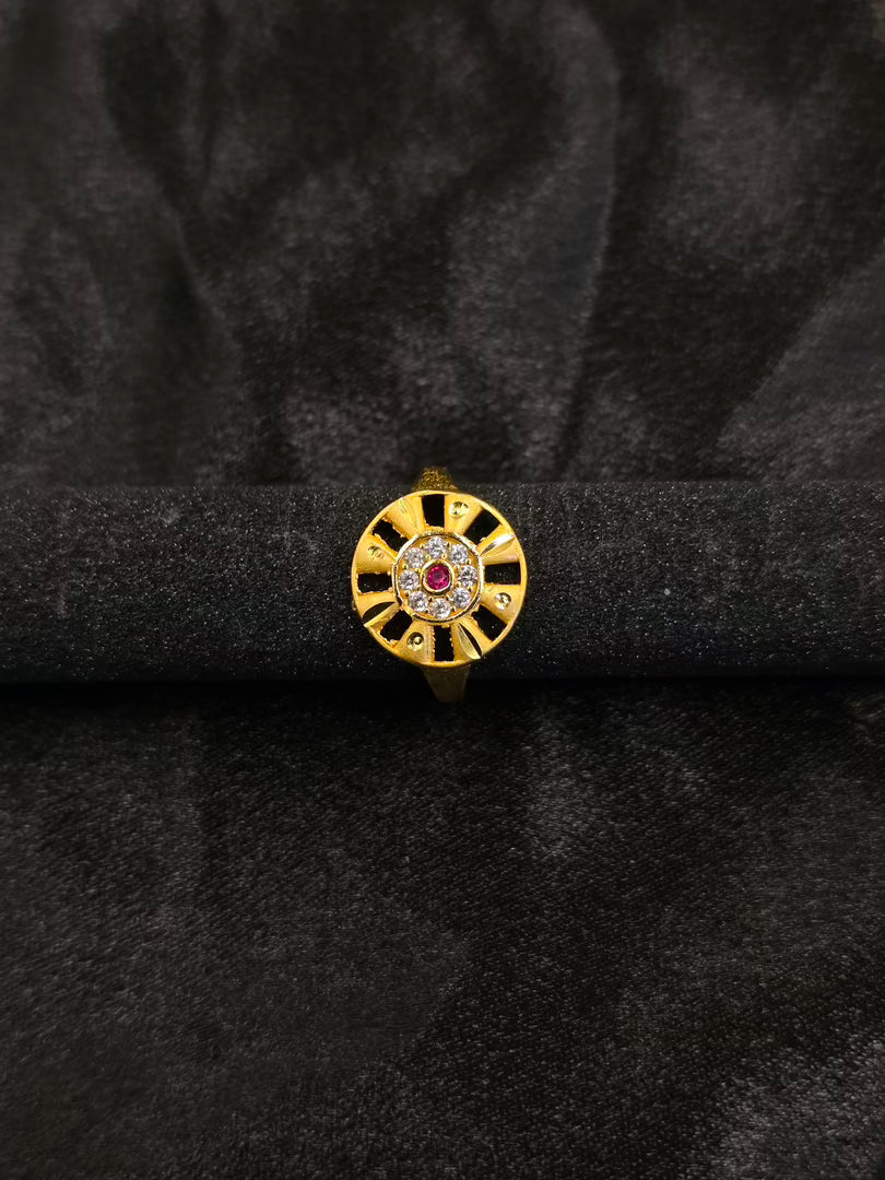 Classic Radiance Sunbeam Ring