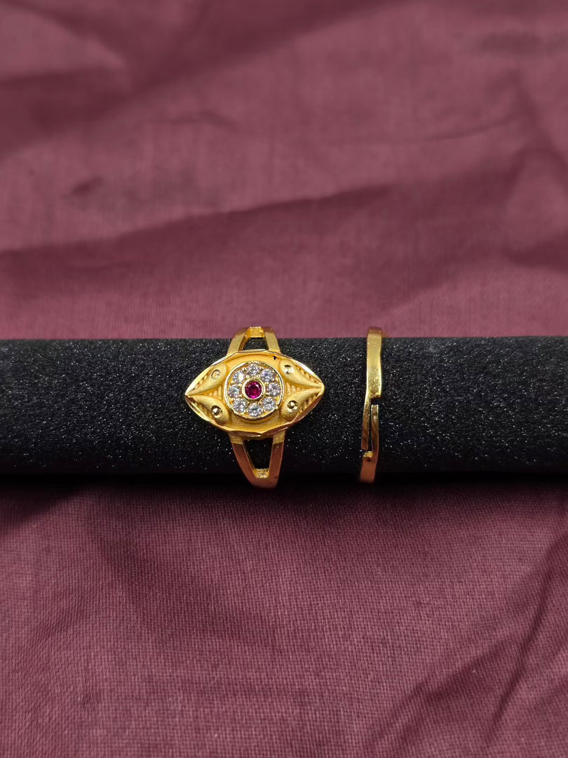 Regal Lotus Charm Ring