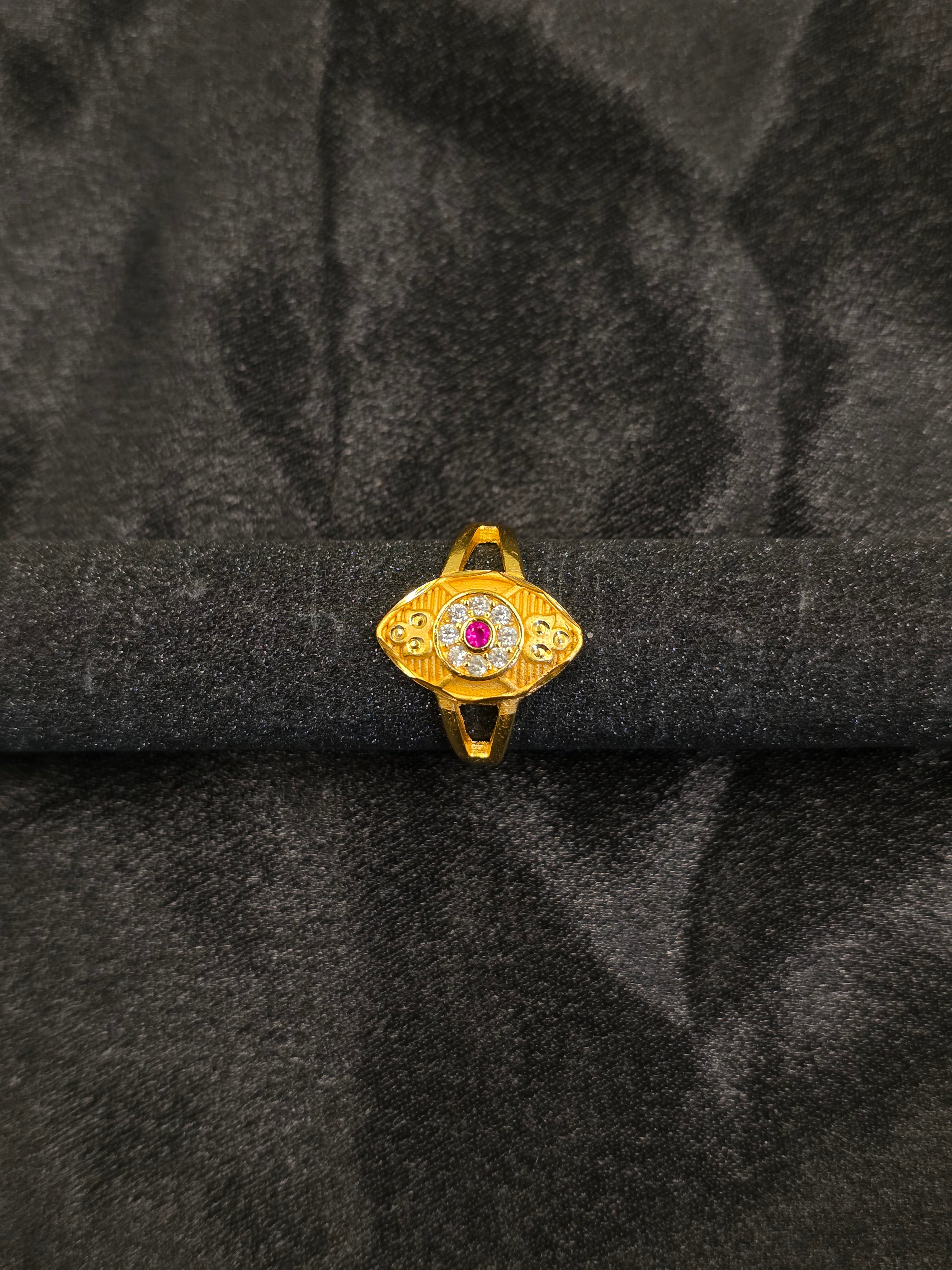 Heritage Shield Ruby Ring