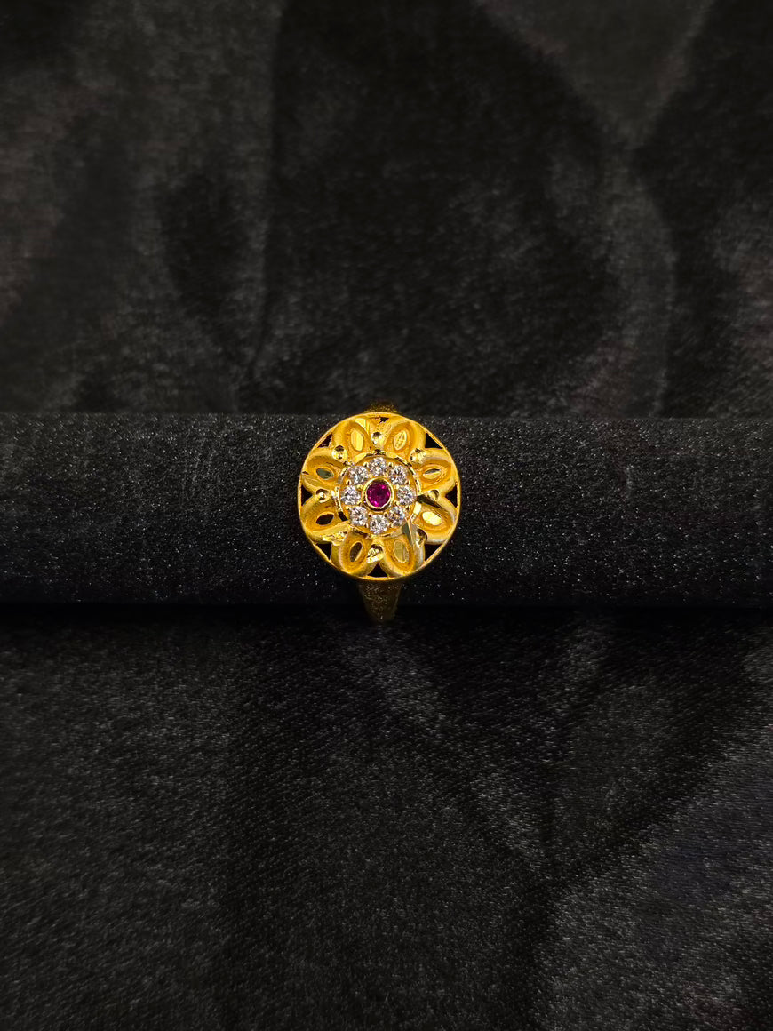 Petal Elegance Heritage Ring