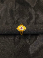 Lotus Crest Designer Ring