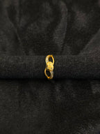 Double Heart Infinity Ring