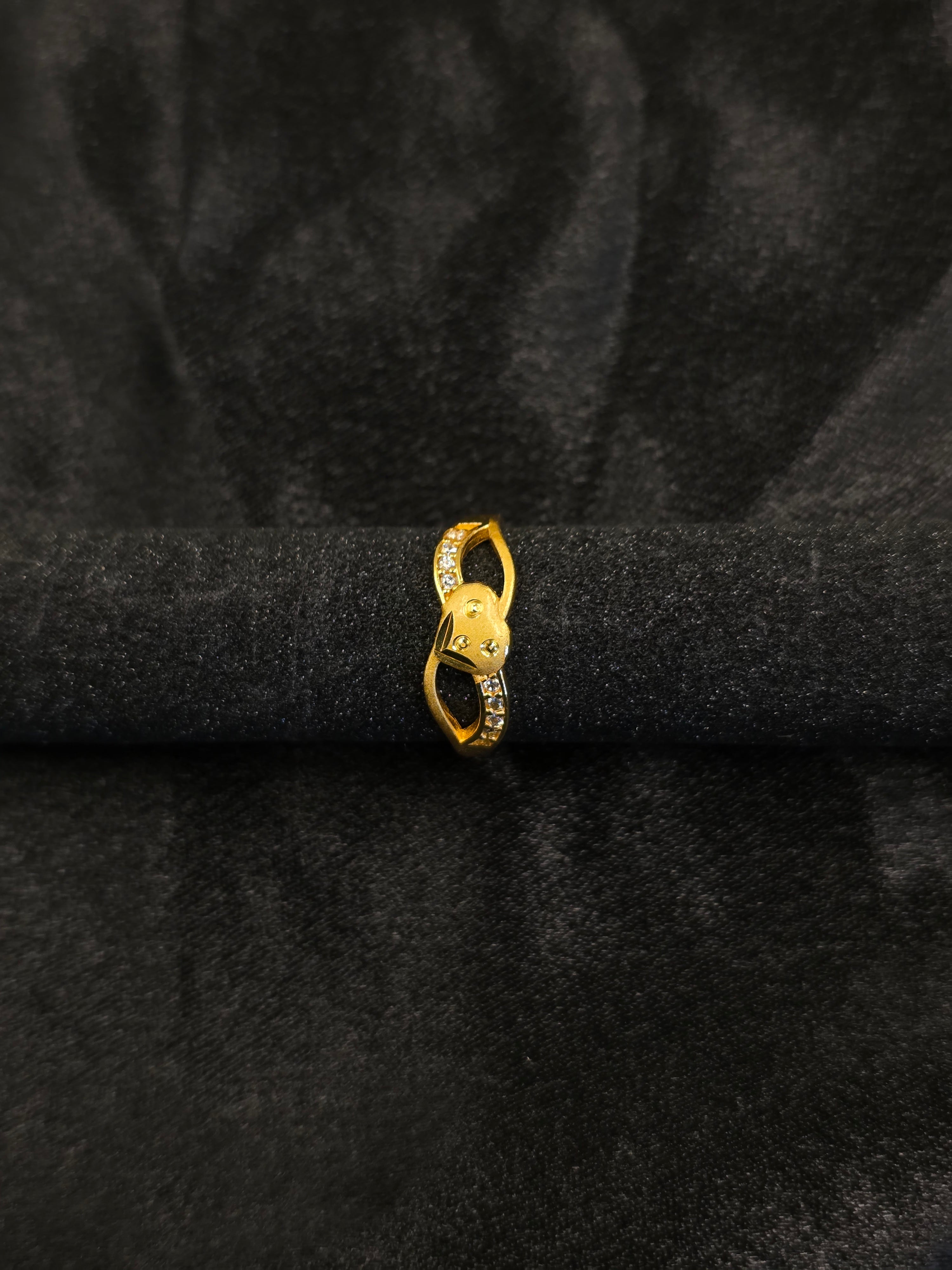 Double Heart Infinity Ring