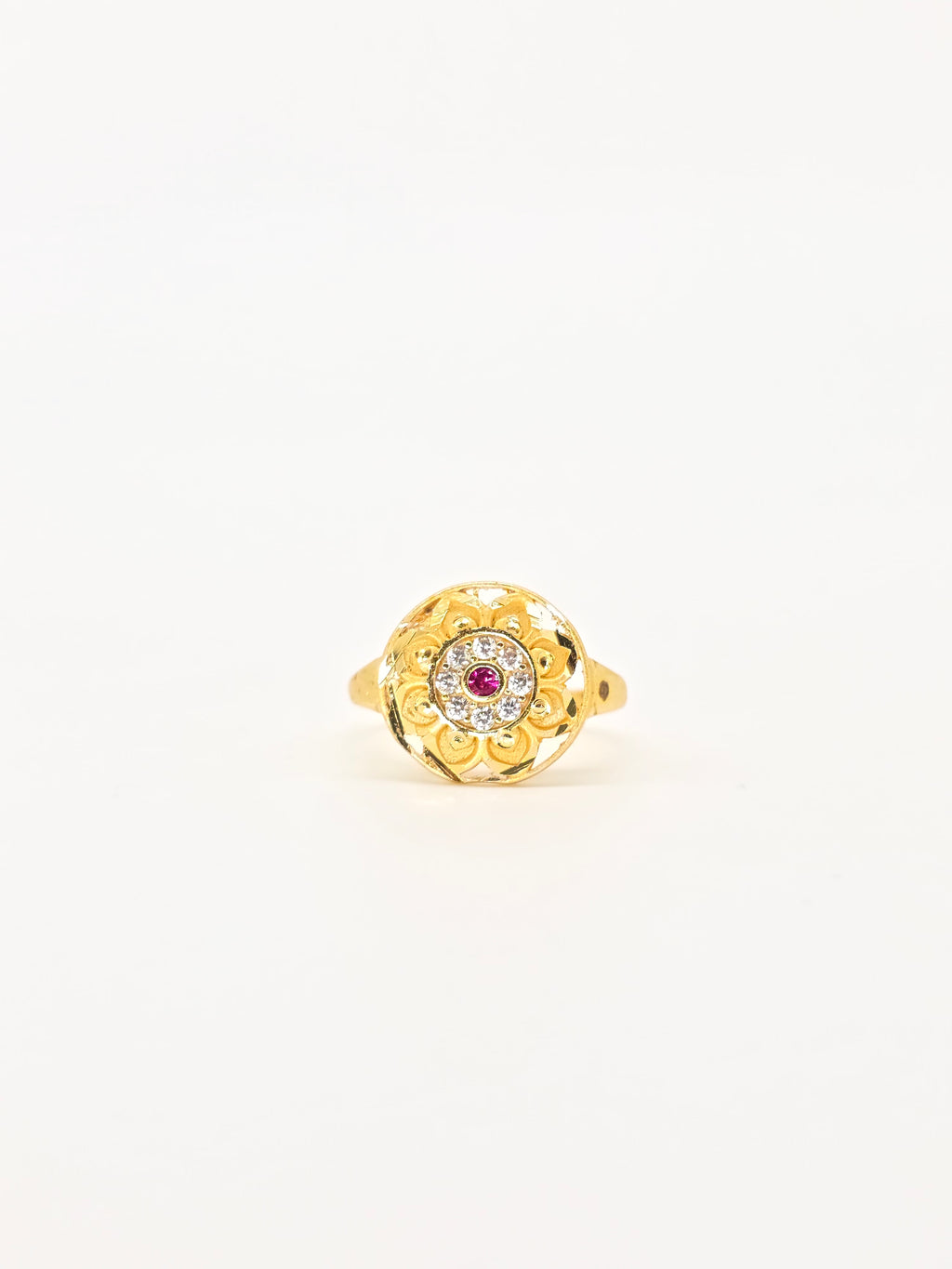 Floral Grace Signature Ring