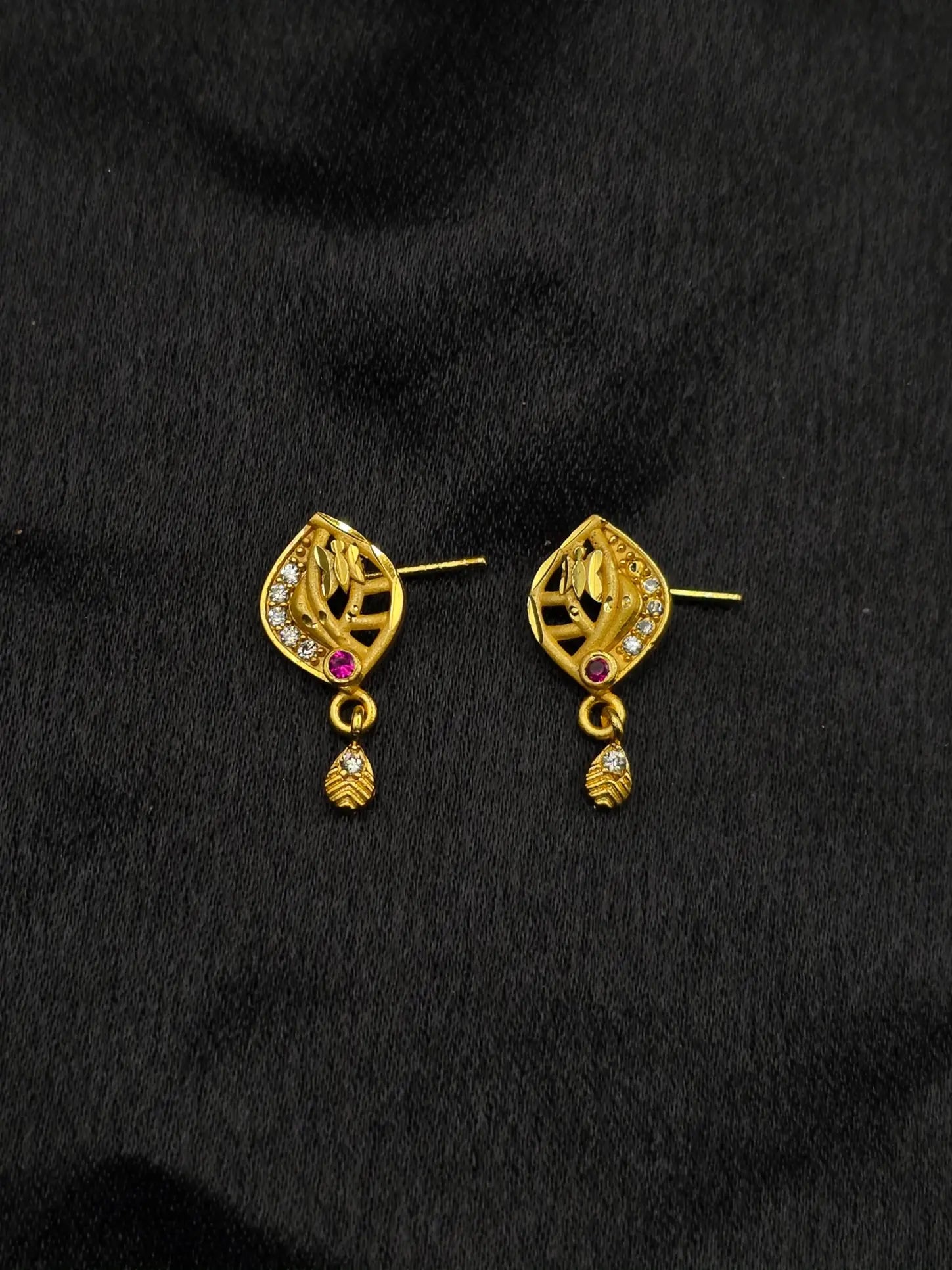 Butterfly 1 Gram Gold Plated Pendant Set | Visto Jewellery