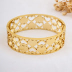 Golden Heart Bangle