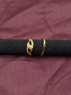 Geometric Grace Zircon Ring