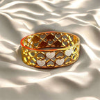 Golden Heart Bangle
