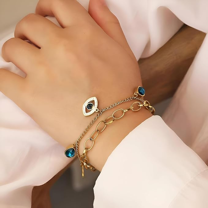 Blue Charm bracelet