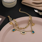 Blue Charm bracelet