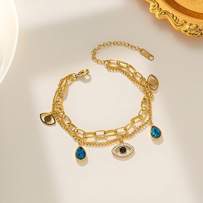 Blue Charm bracelet