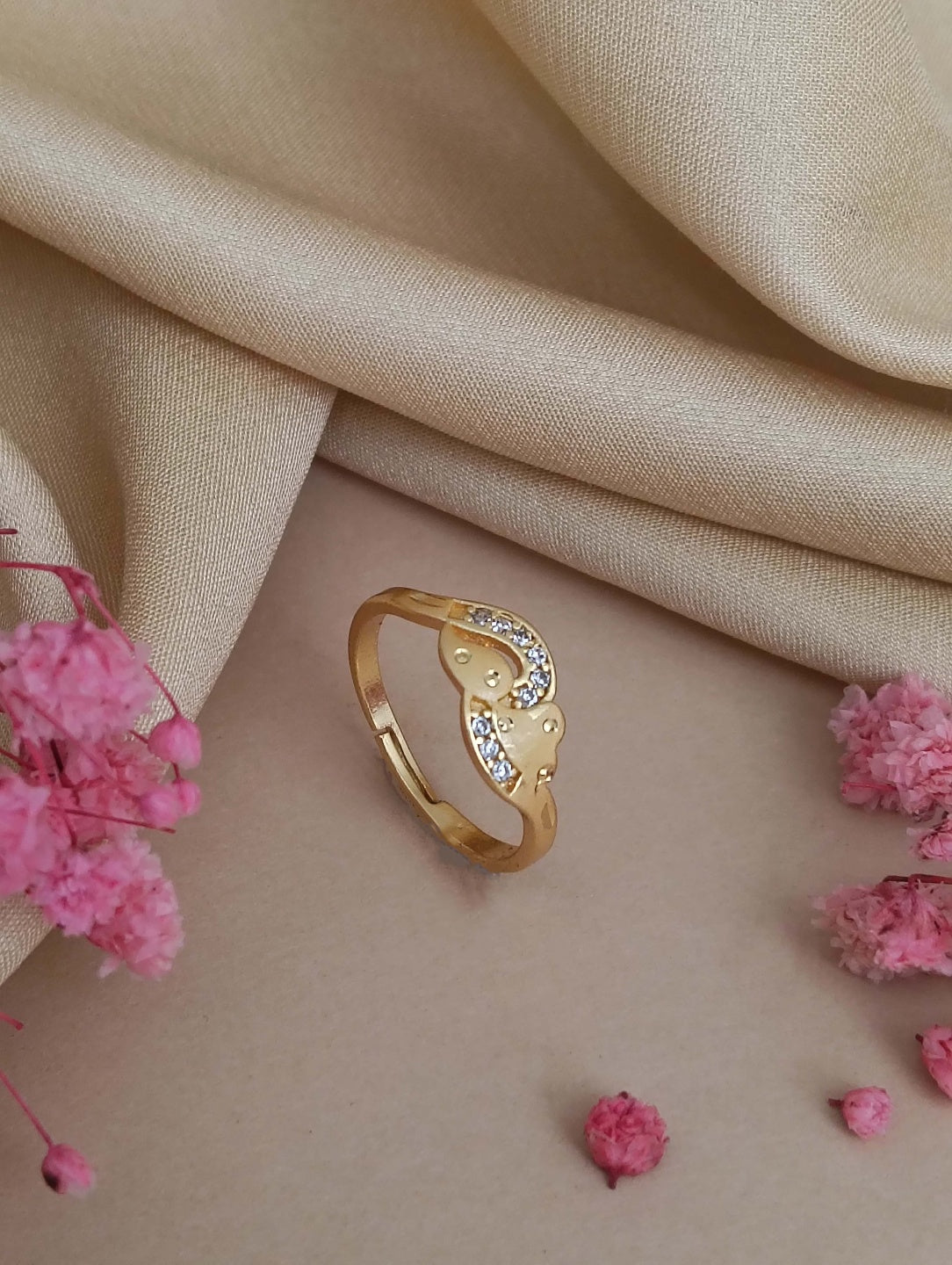 Twin Heart Ring