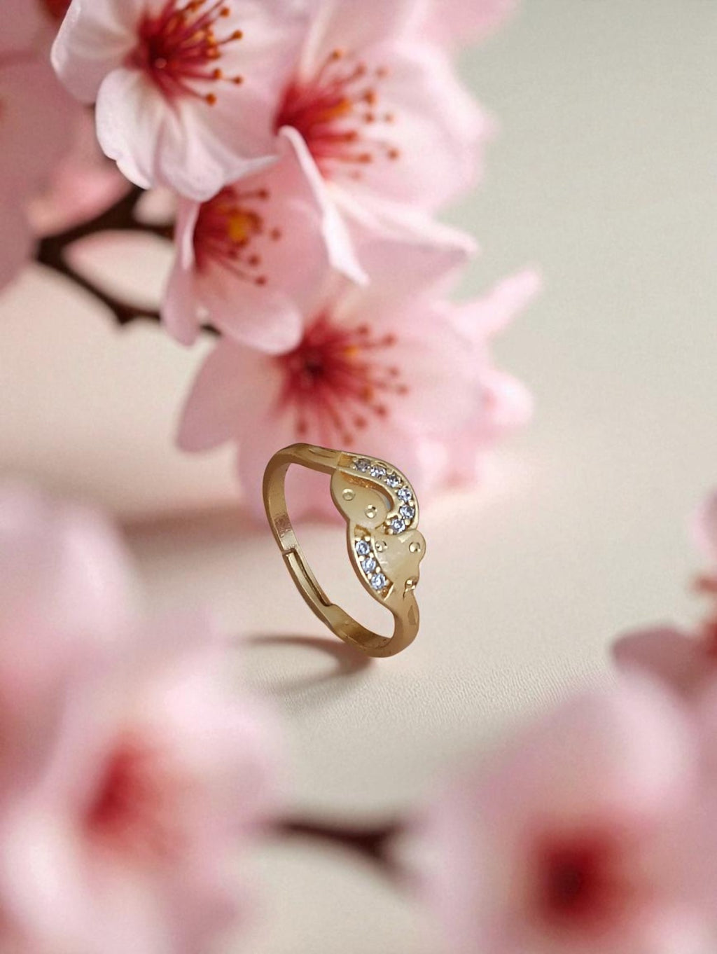 Twin Heart Ring