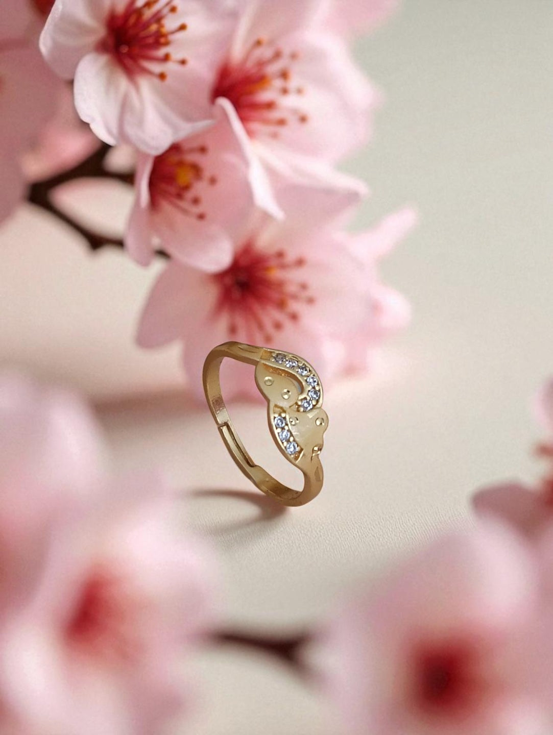 Twin Heart Ring