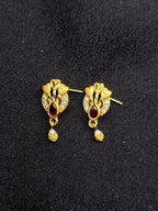 5 Hearts 1 Gram Gold Plated Pendant Set | Visto Jewellery